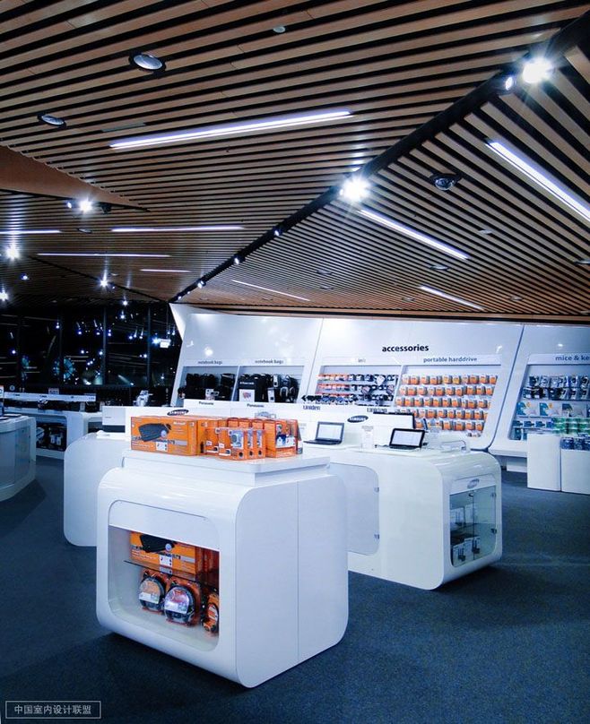 精品电子产品专柜-商业展厅-室内设计联盟